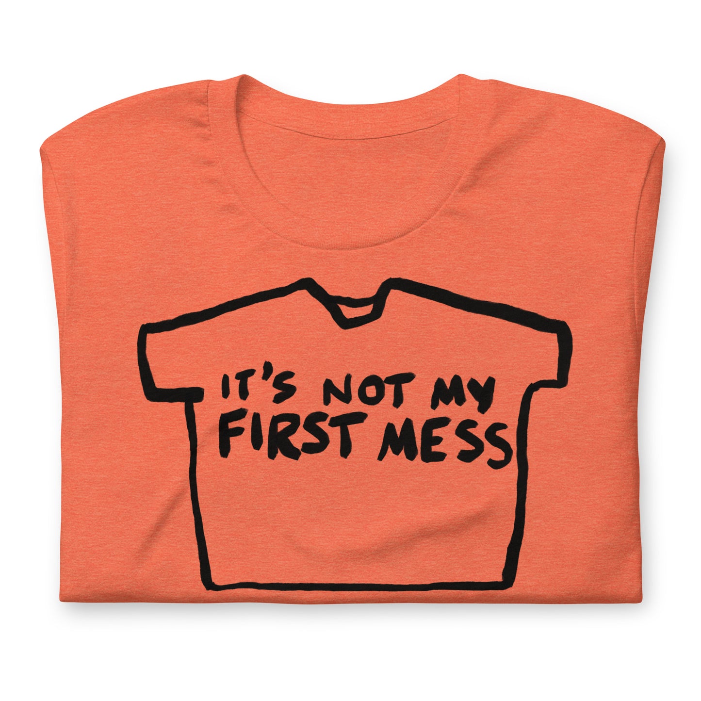 "It's not my first mess" tshirt in 13 colours