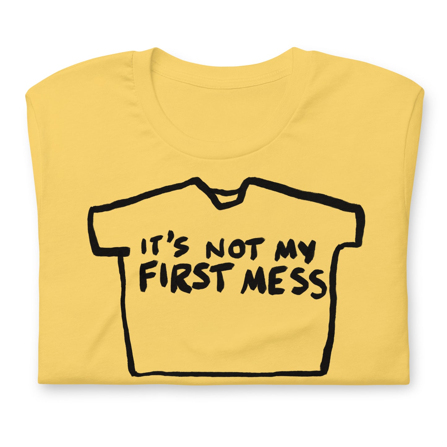 "It's not my first mess" tshirt in 13 colours